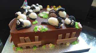 Birthday cake for a lady farmer